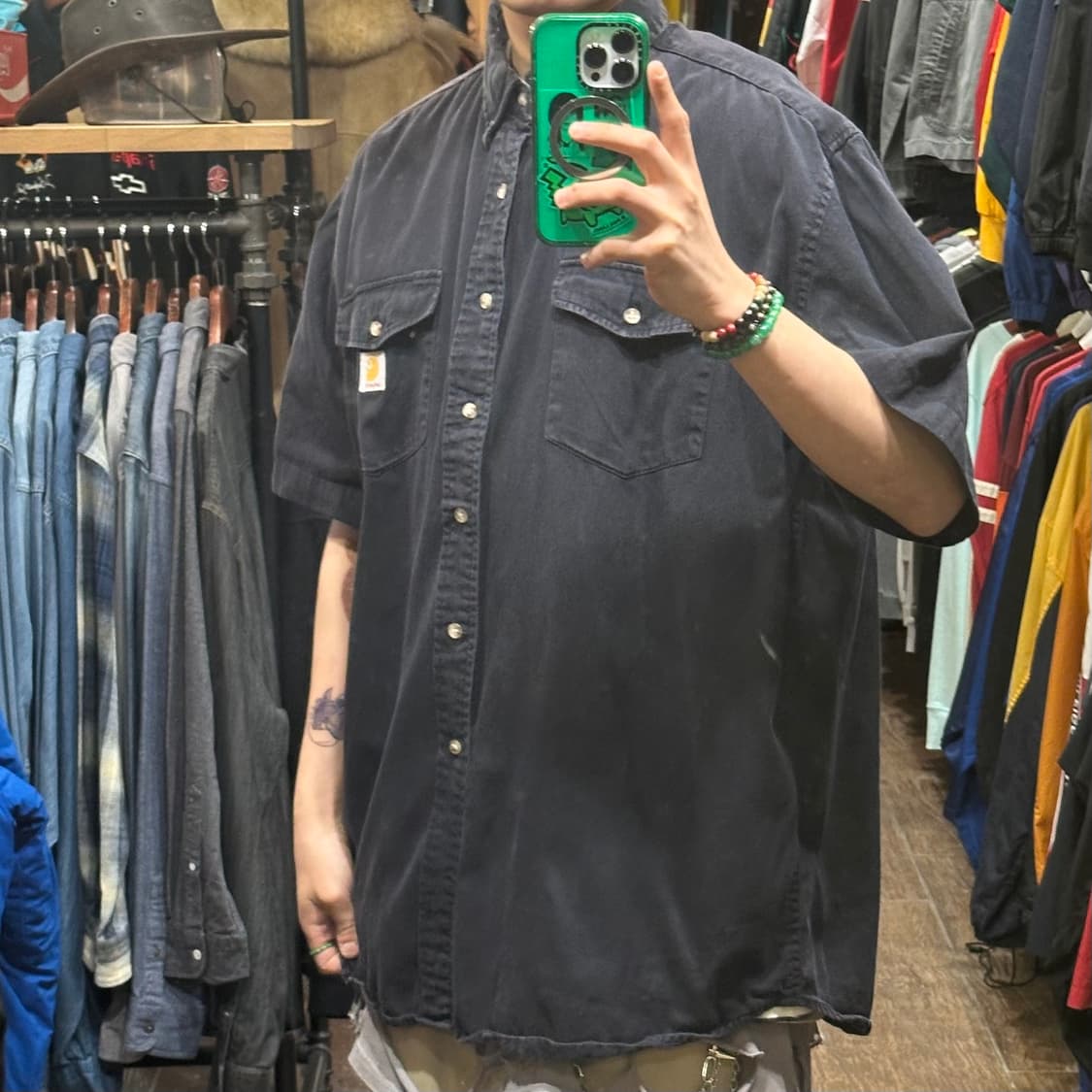 [HI] 칼하트 반팔셔츠 블랙 상품이미지3