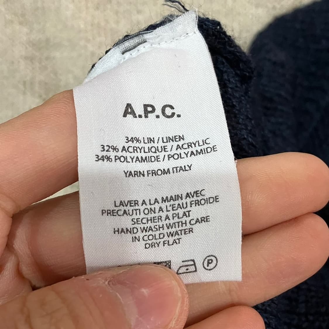 아페쎄 베이직 니트 상품이미지6