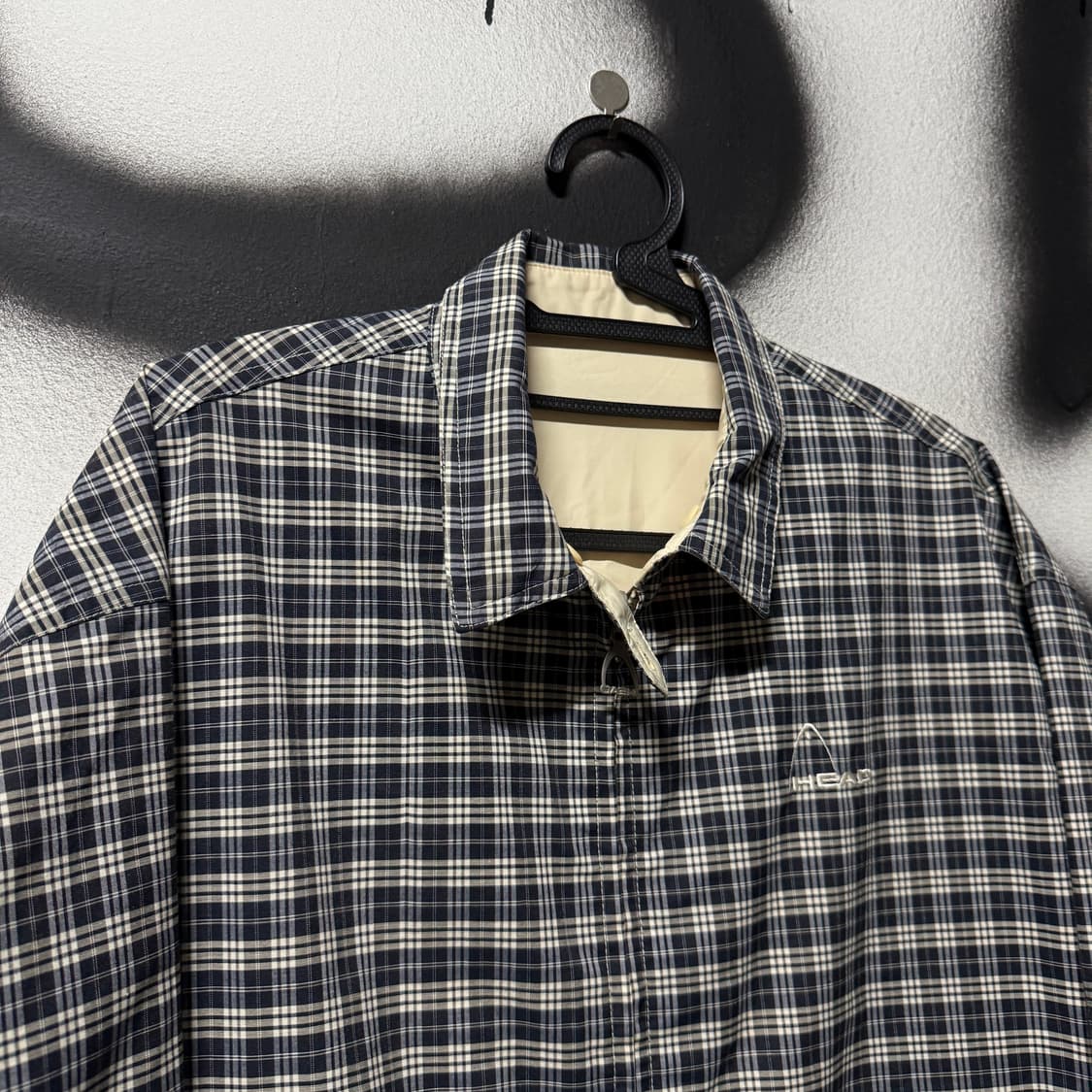 헤드 클래식 체크 리버시블 우븐 스윙탑 자켓 상품이미지5