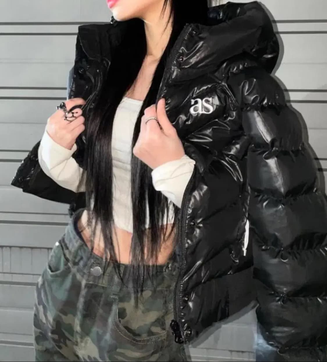 애즈온 숏패딩 상품이미지1