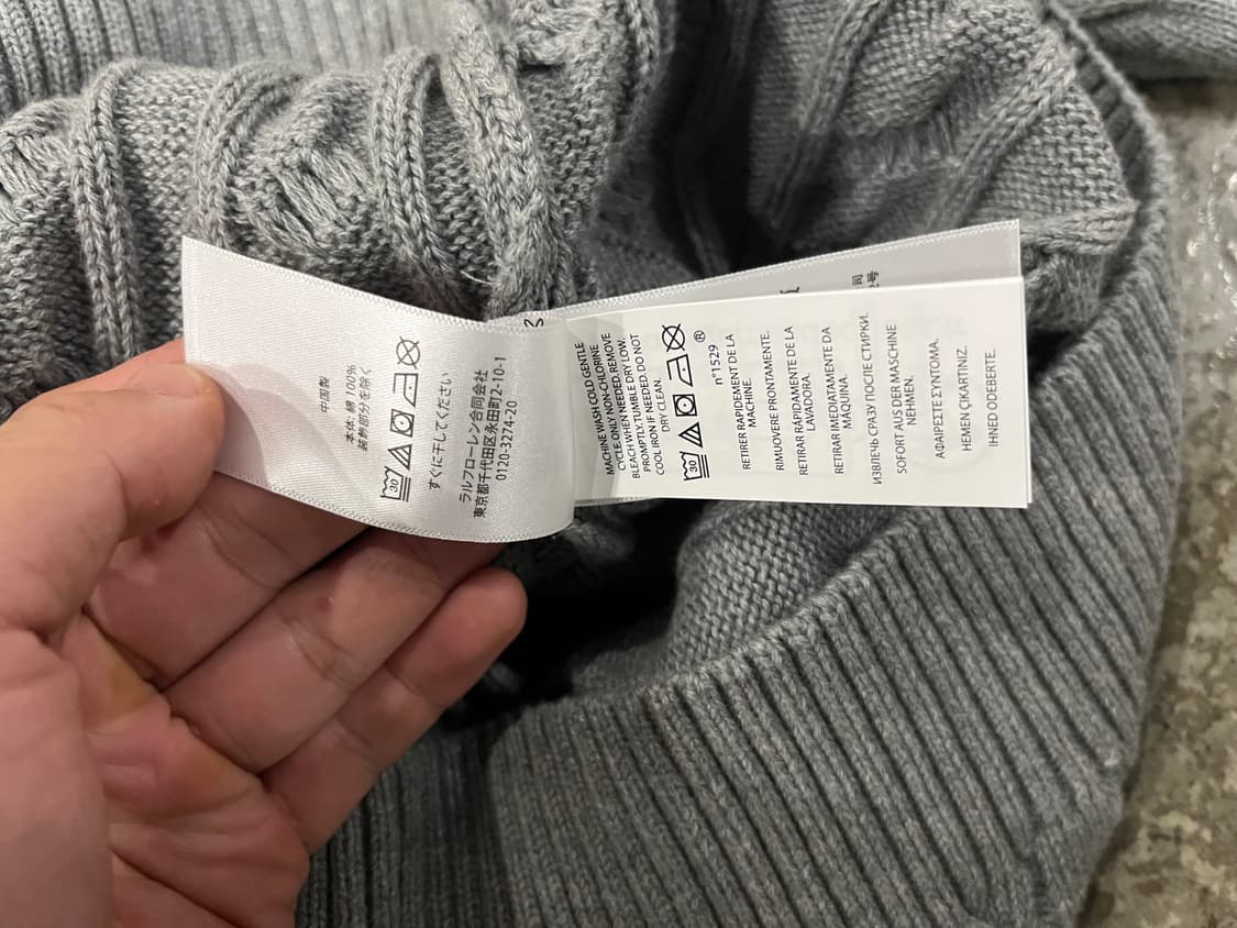 폴로 랄프로렌 꽈배기 니트 상품이미지4