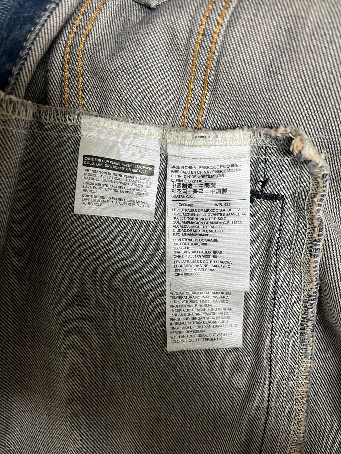 리바이스 청자켓 타입3 상품이미지2