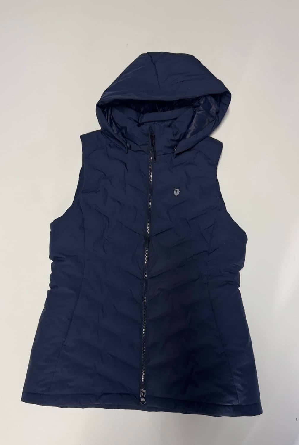 여셩 블랙야크 제로 스팟 구스다운 후드 패딩 베스트 L 네이비 상품이미지1