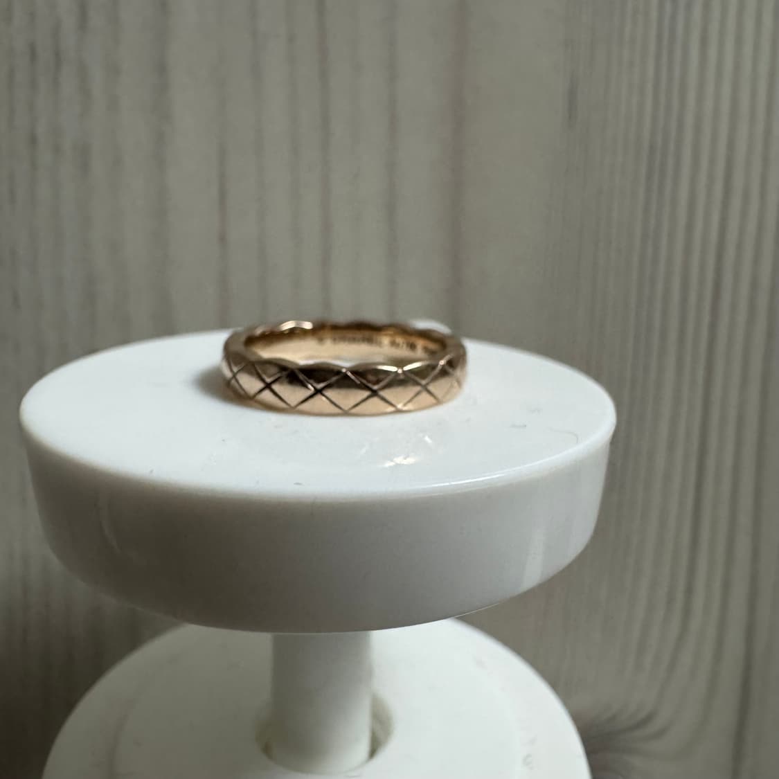 샤넬 코코크러쉬 반지 미니 베이지골드 46 상품이미지2