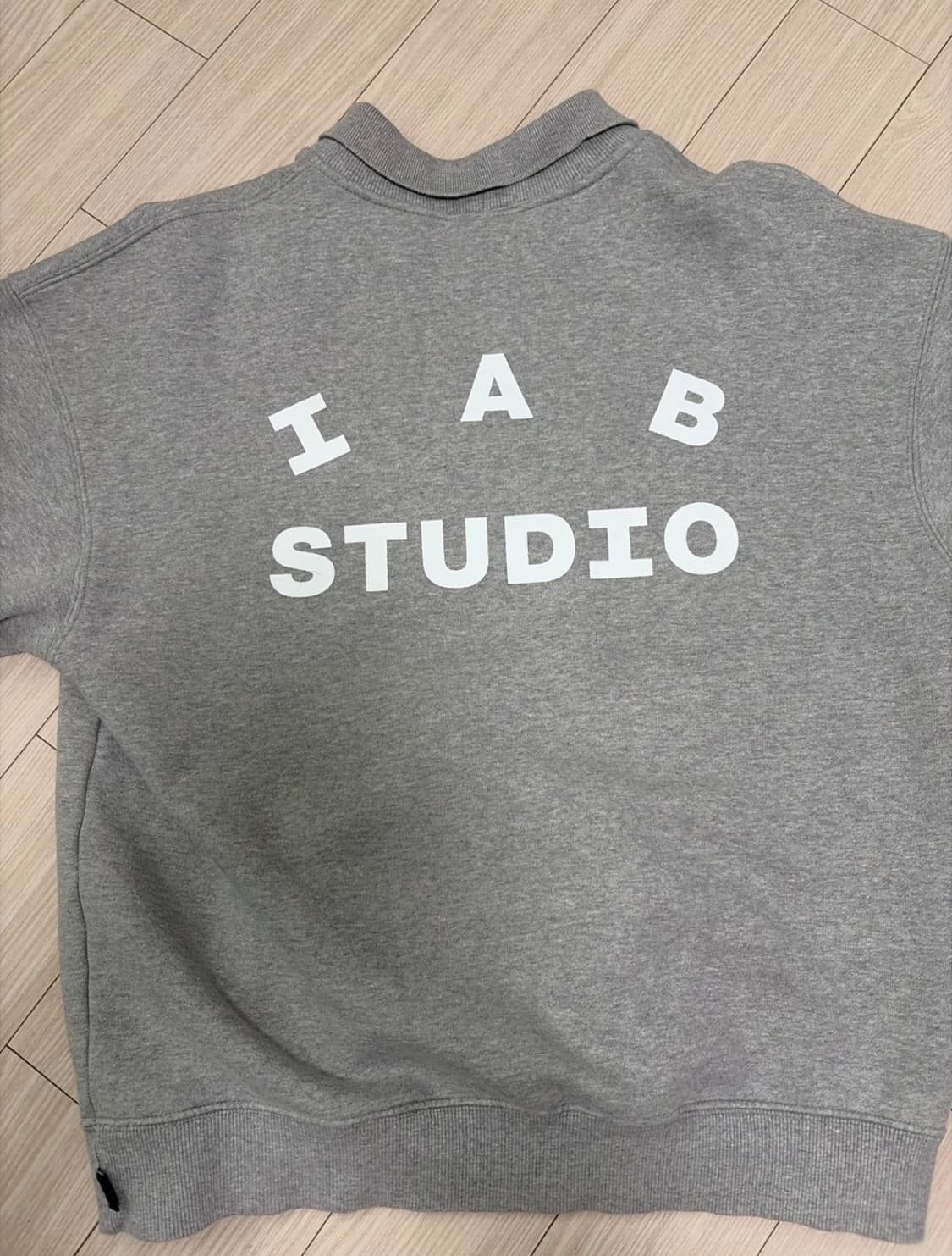 아이앱 스튜디오 럭비 스웨트 셔츠 그레이S 상품이미지1