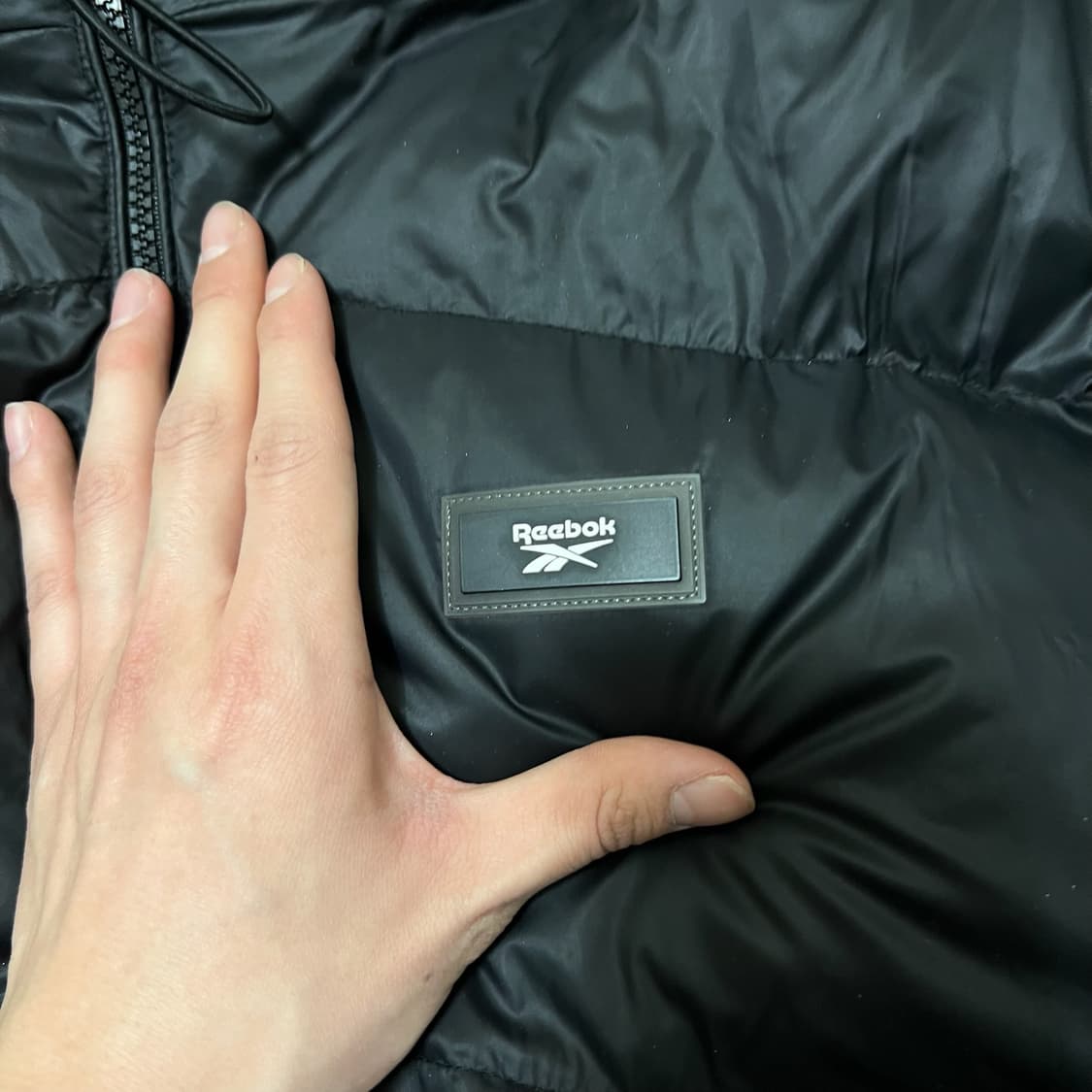 리복 클래식 와펜 후드 푸퍼 패딩 L/100  상품이미지3