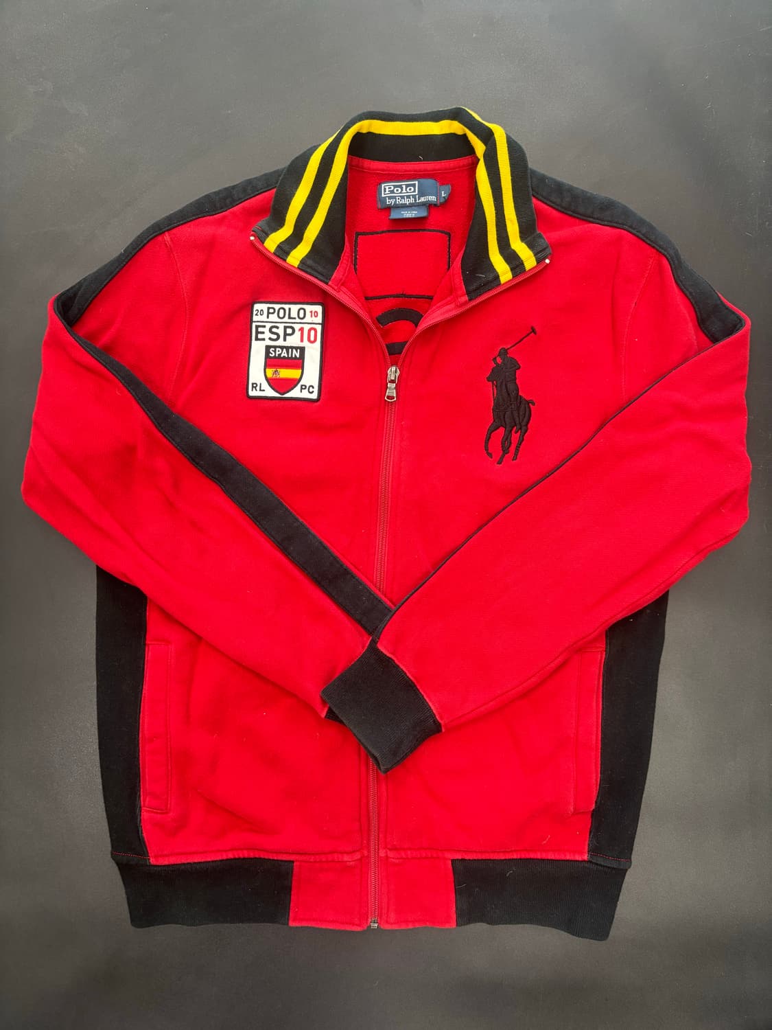 폴로 랄프로렌 빅 포니 스페인 스웻 집업 자켓 상품이미지1