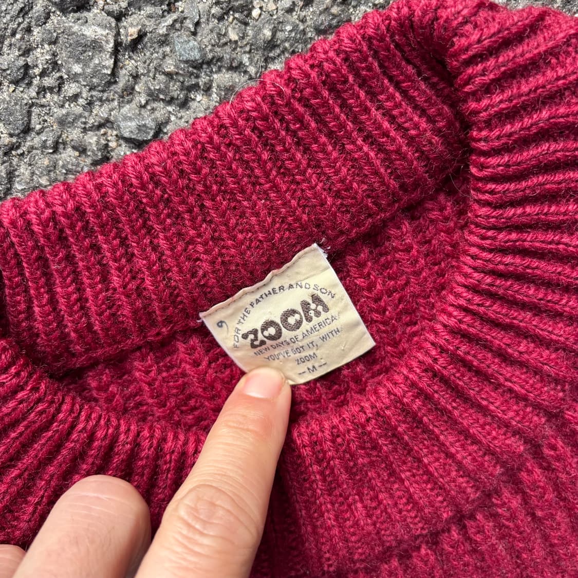 빈티지 헌팅 스웨터 상품이미지3