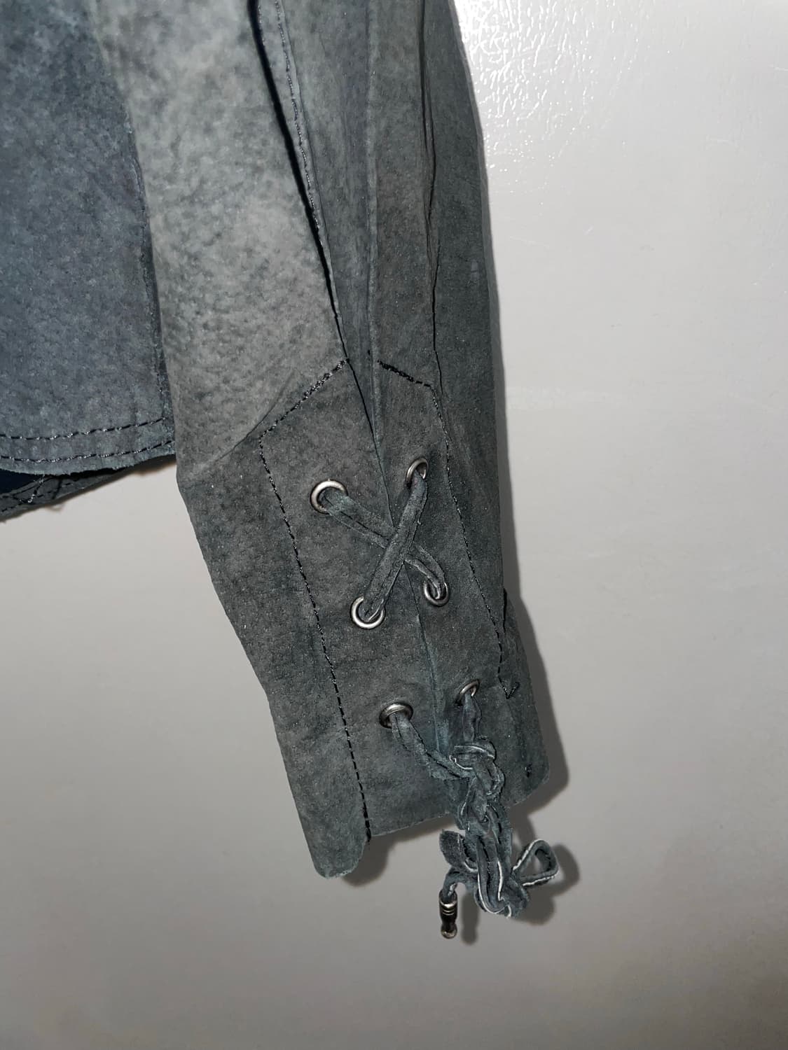 프린지 레더 가죽 자켓 상품이미지4