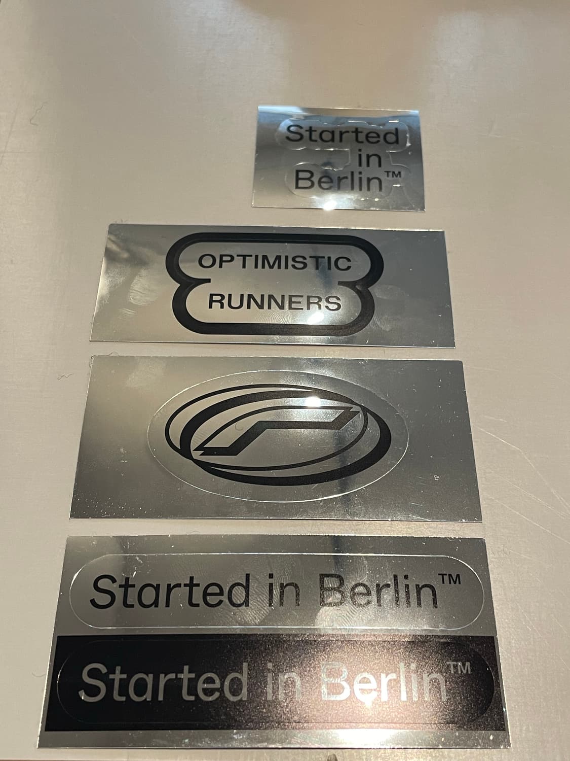 옵티미스틱러너스 스티커4종 상품이미지1