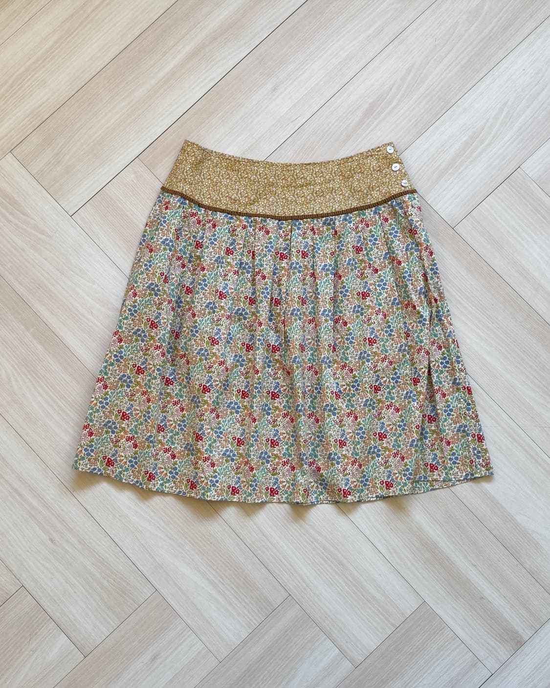 [NIMES] floral cotton skirt _ Made in Ja 상품이미지1