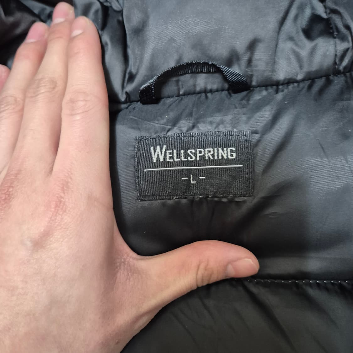 웰스프링 다운라이크 후드 롱패딩 점퍼 L(100) 상품이미지4