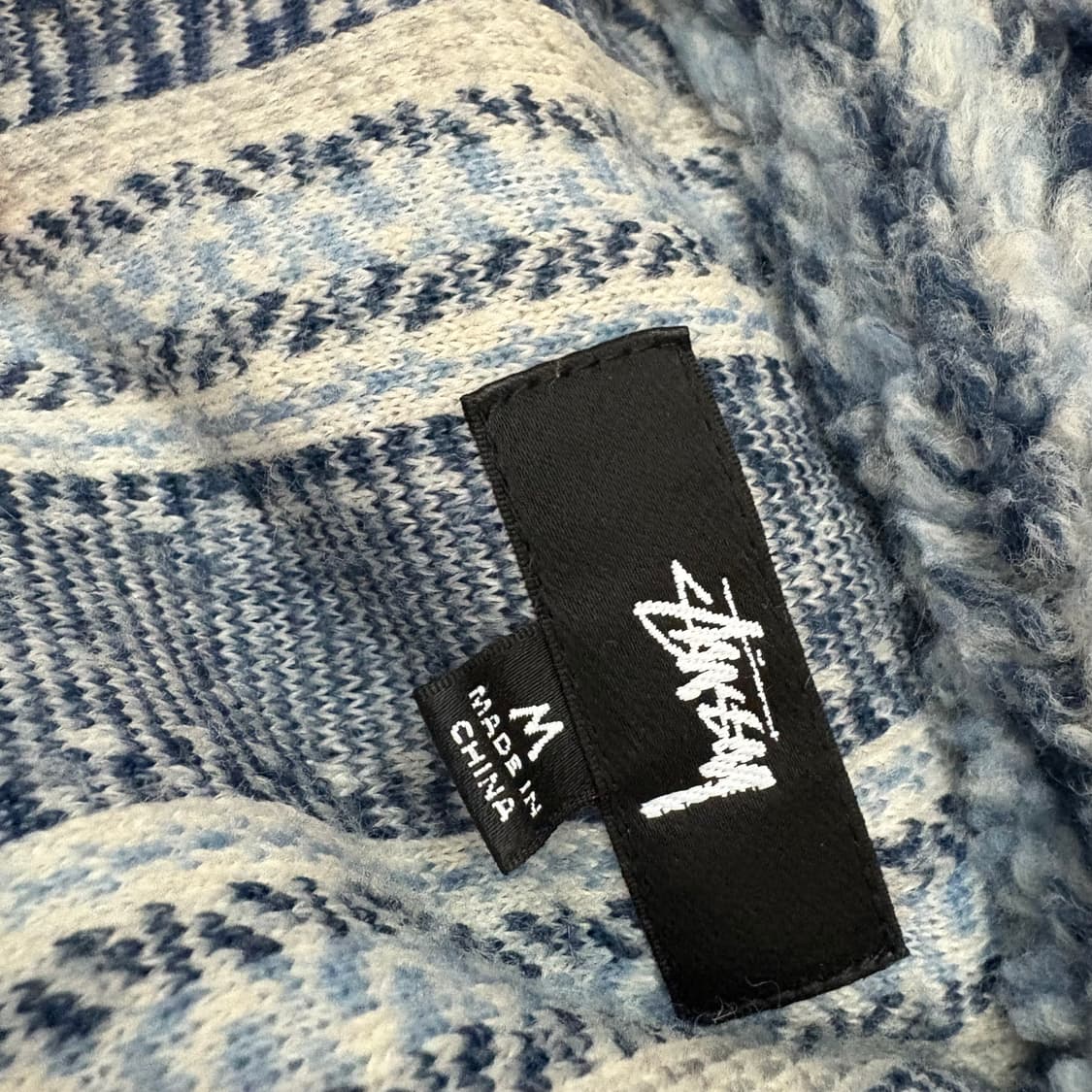 스투시 뽀글이 셔츠 M 상품이미지3