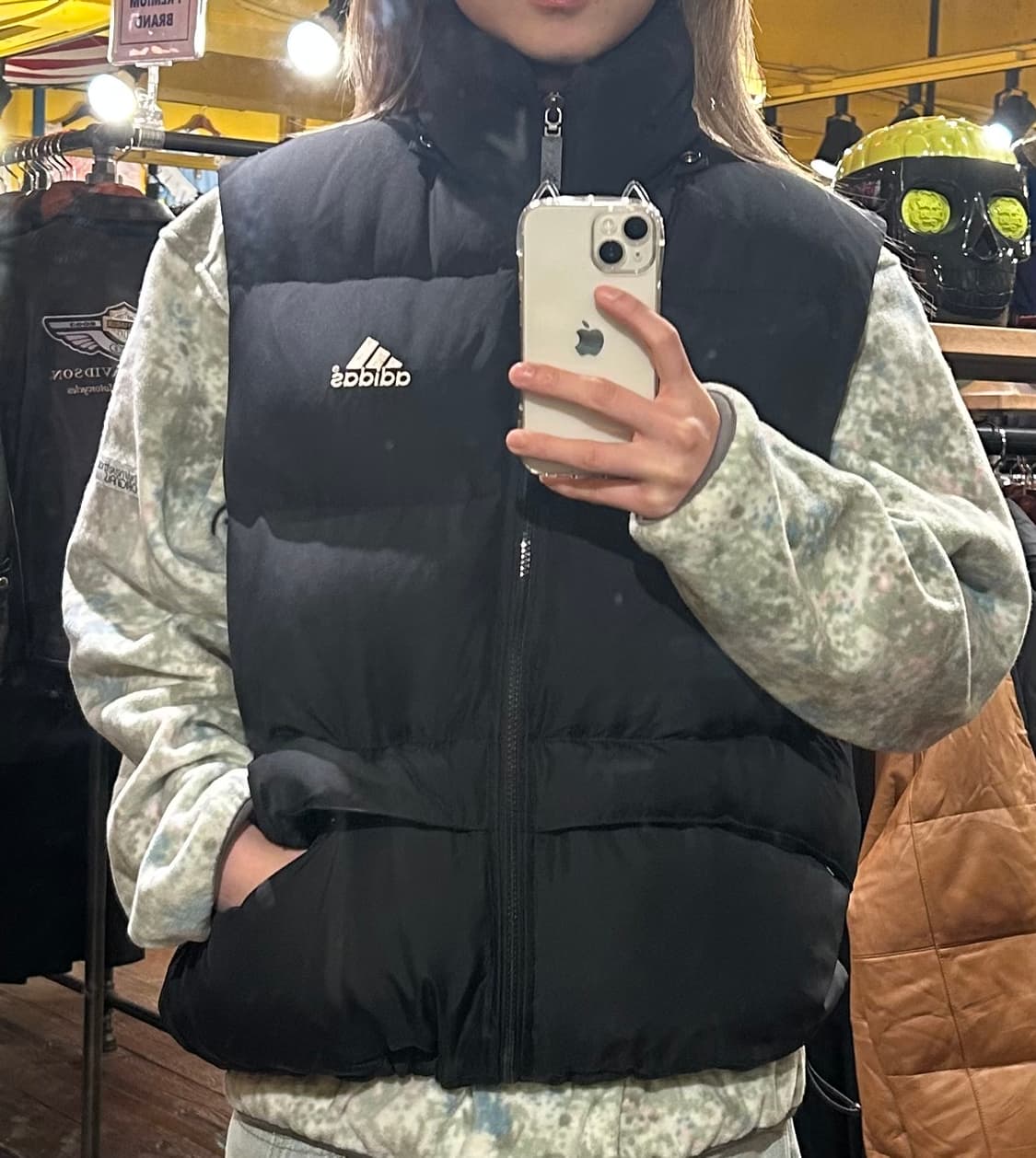 [HI] 아디다스 패딩 조끼 블랙 상품이미지1