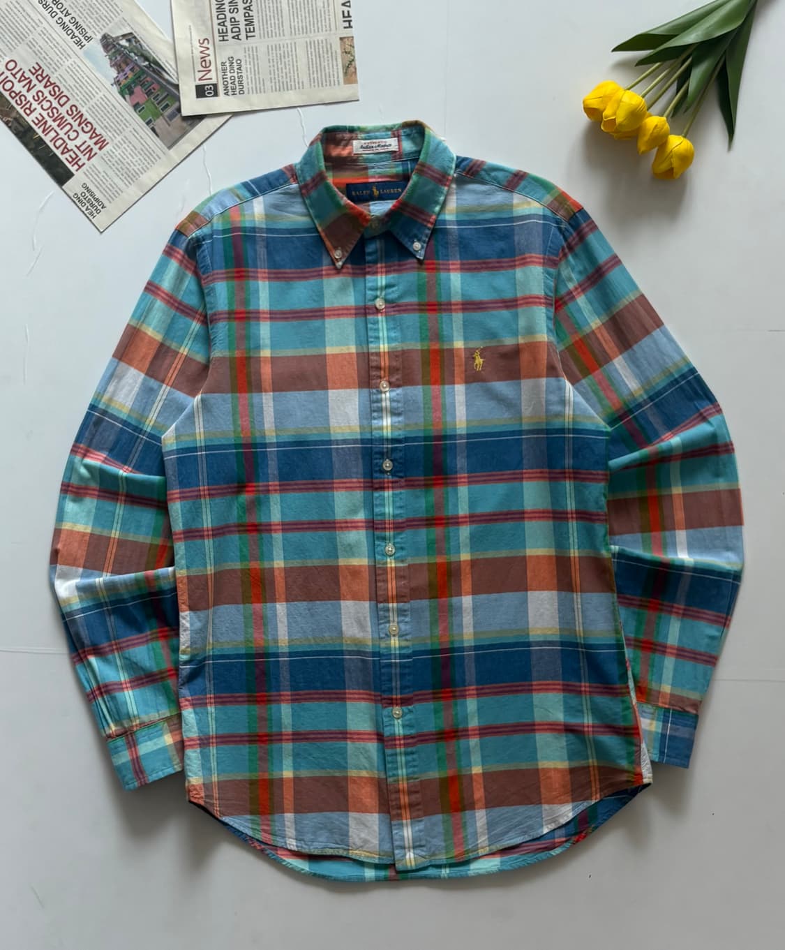 Polo 폴로랄프로렌 마드라스 체크 셔츠 상품이미지2