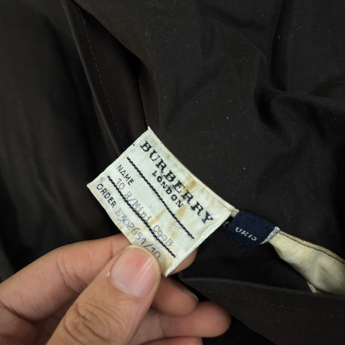 버버리 왁싱 트렌치 코트  상품이미지8