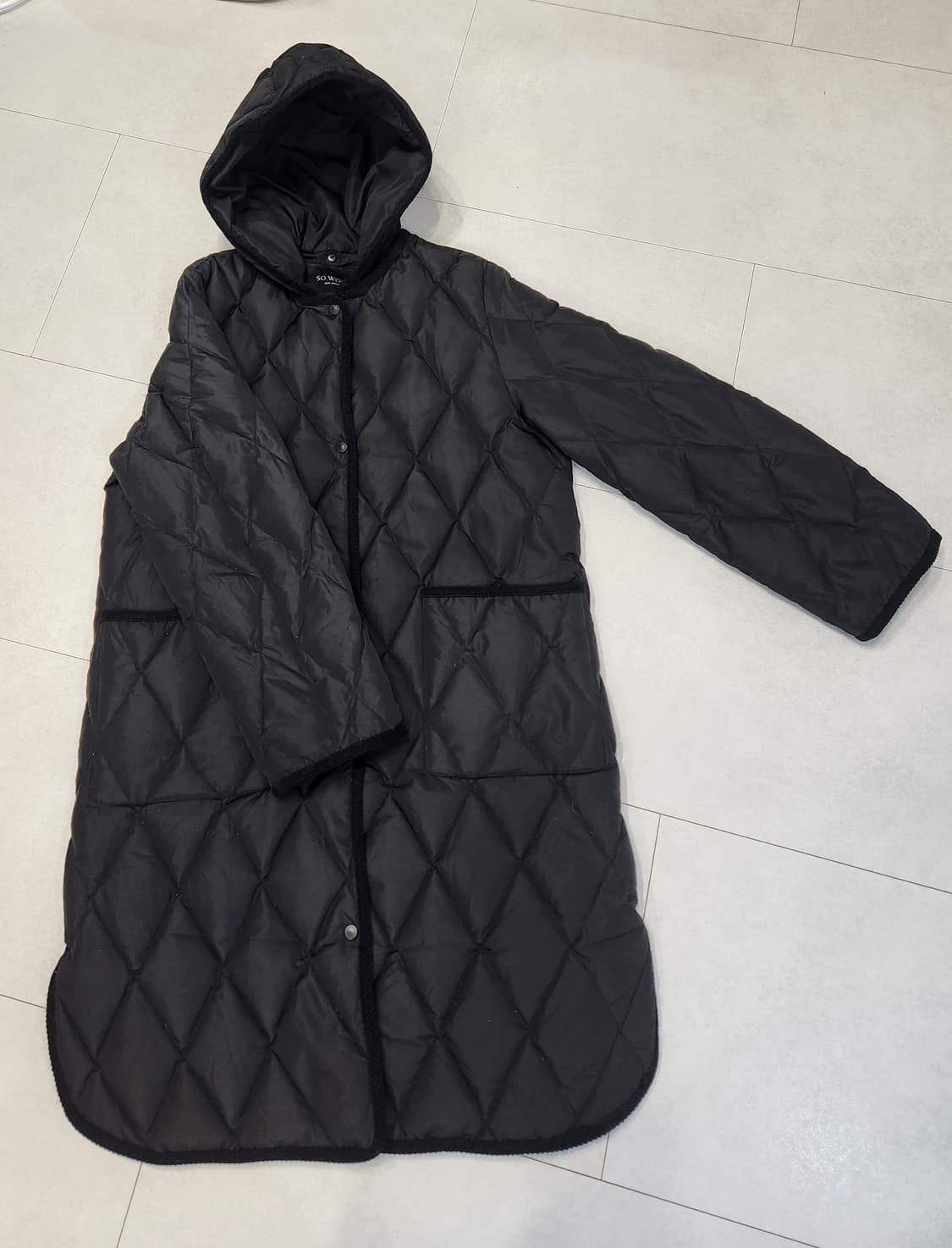 쏘울. 폴란드구스다운경량패딩자켓 누빔 상품이미지7