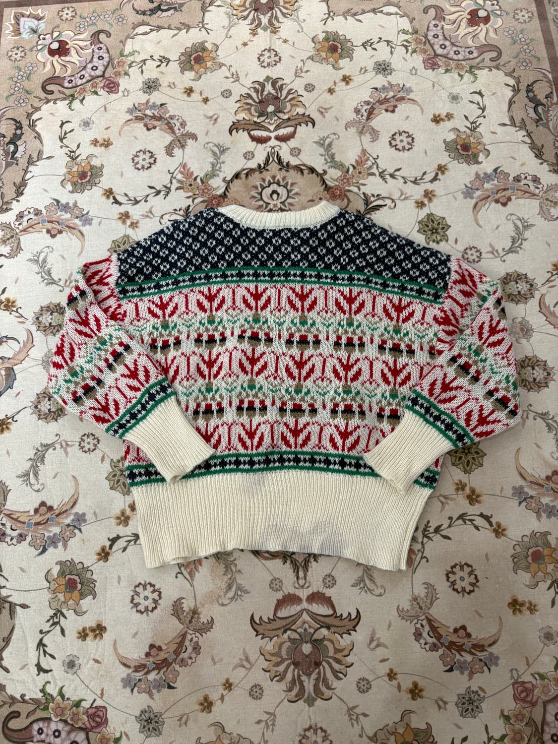 jpn vtg 자카드 패턴니트 상품이미지2