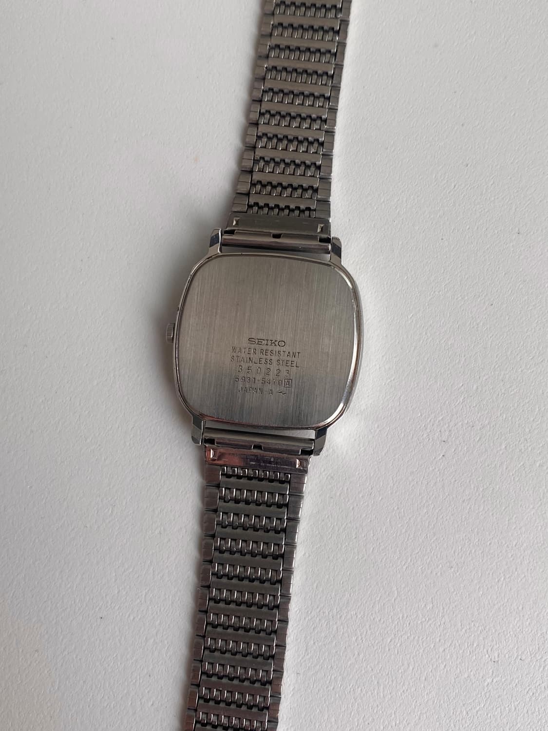 Seiko 세이코 스퀘어 쿼츠 스노우 상품이미지5