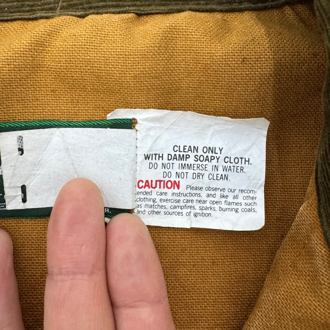 80s SAFTBAK 오리지널 덕캔버스 헌팅 자켓 made in USA  상품이미지9