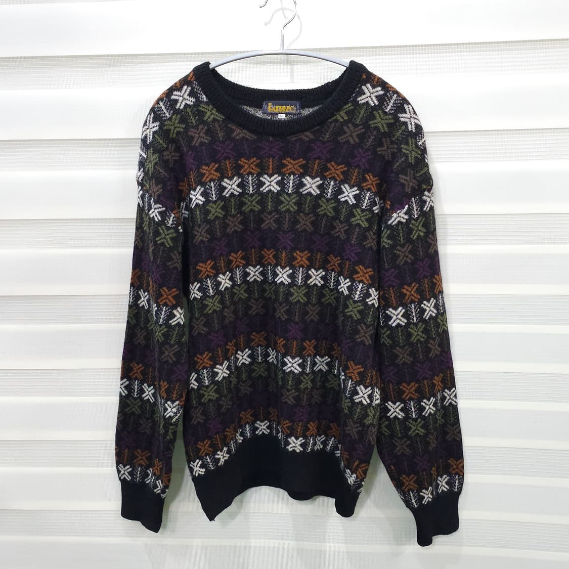 JAPAN 90s 빈티지 양모100 니트 스웨터- 우먼L 상품이미지1