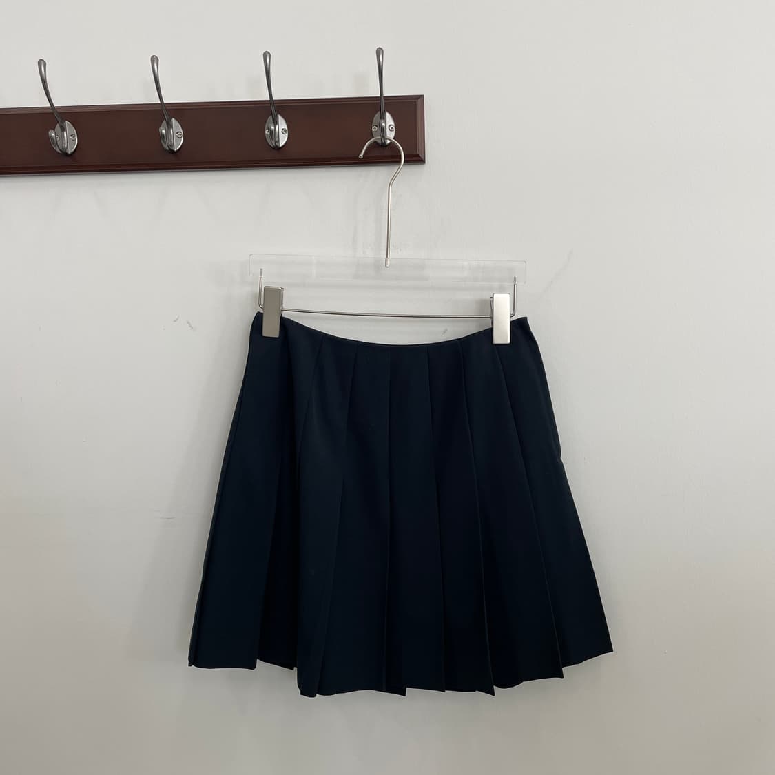 크리스찬 디올 블랙 플리츠 미니 스커트 상품이미지1