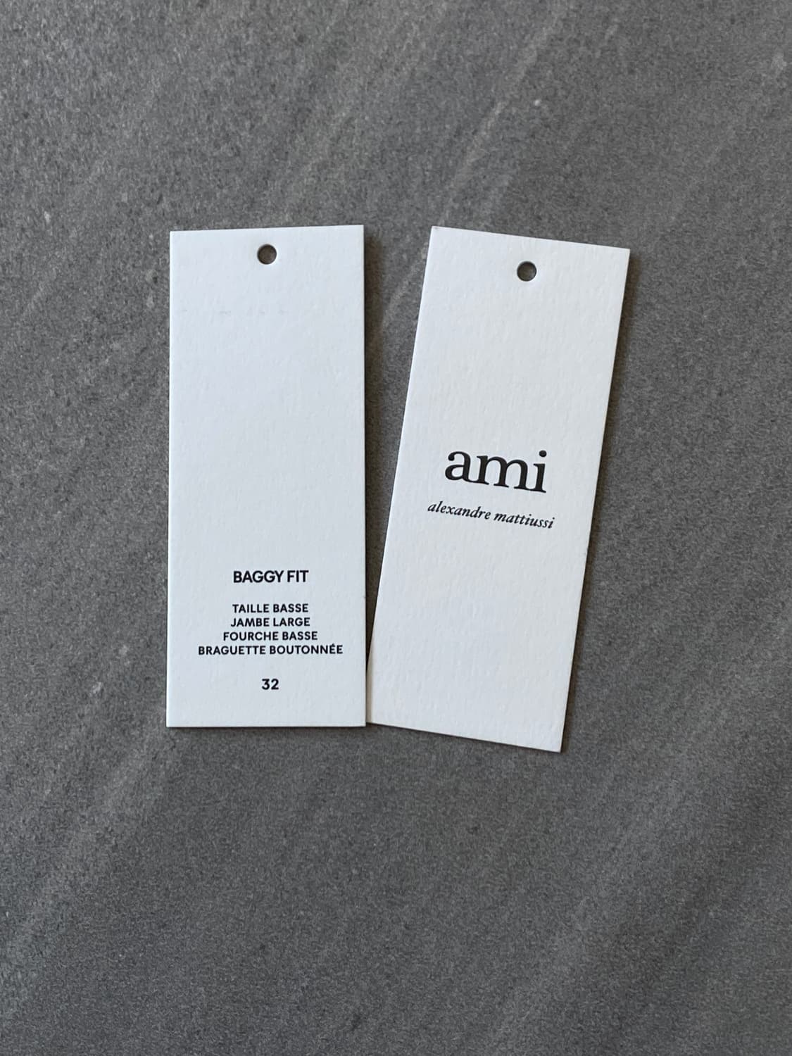 AMI 인디고 데님 배기 진 청바지 상품이미지9