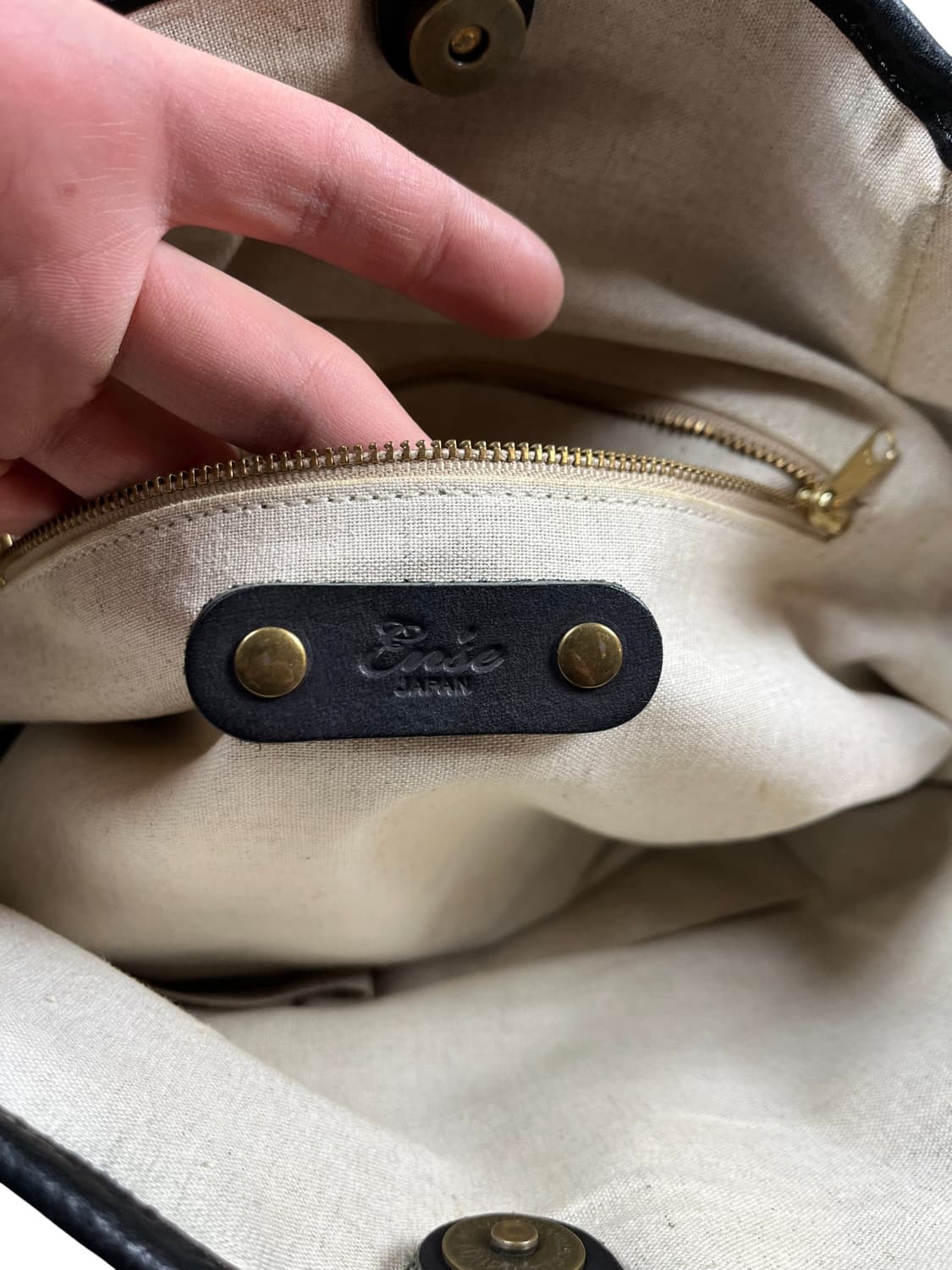 Vintage (maede in japan)  리얼레더 숄더백  상품이미지4