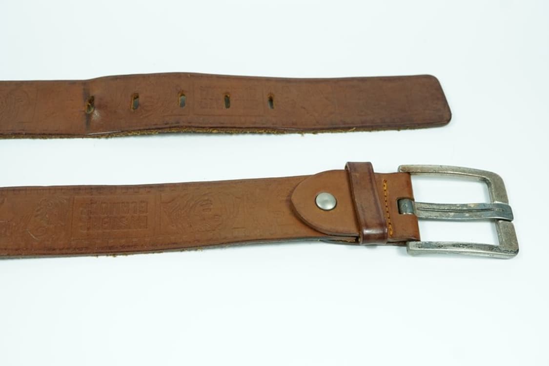 히스테릭글래머 빈티지 가죽 벨트 브라운 상품이미지5