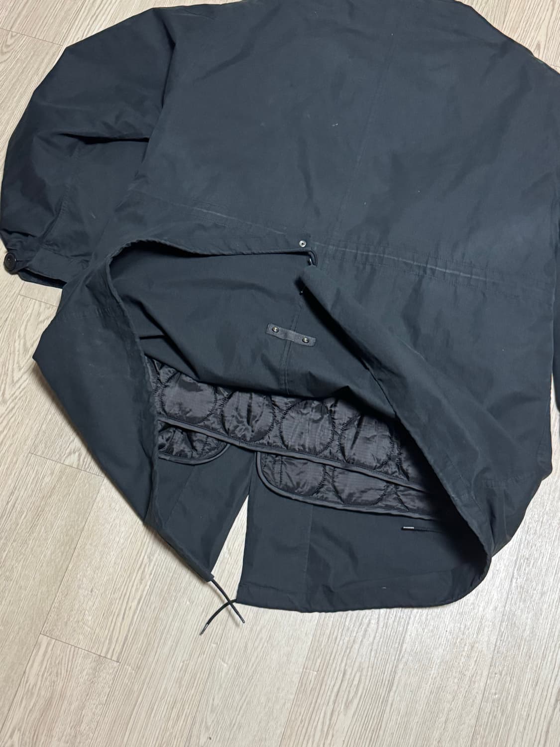 프릭스스토어 M65 모즈 코트 라이너세트 블랙 개파카 상품이미지6