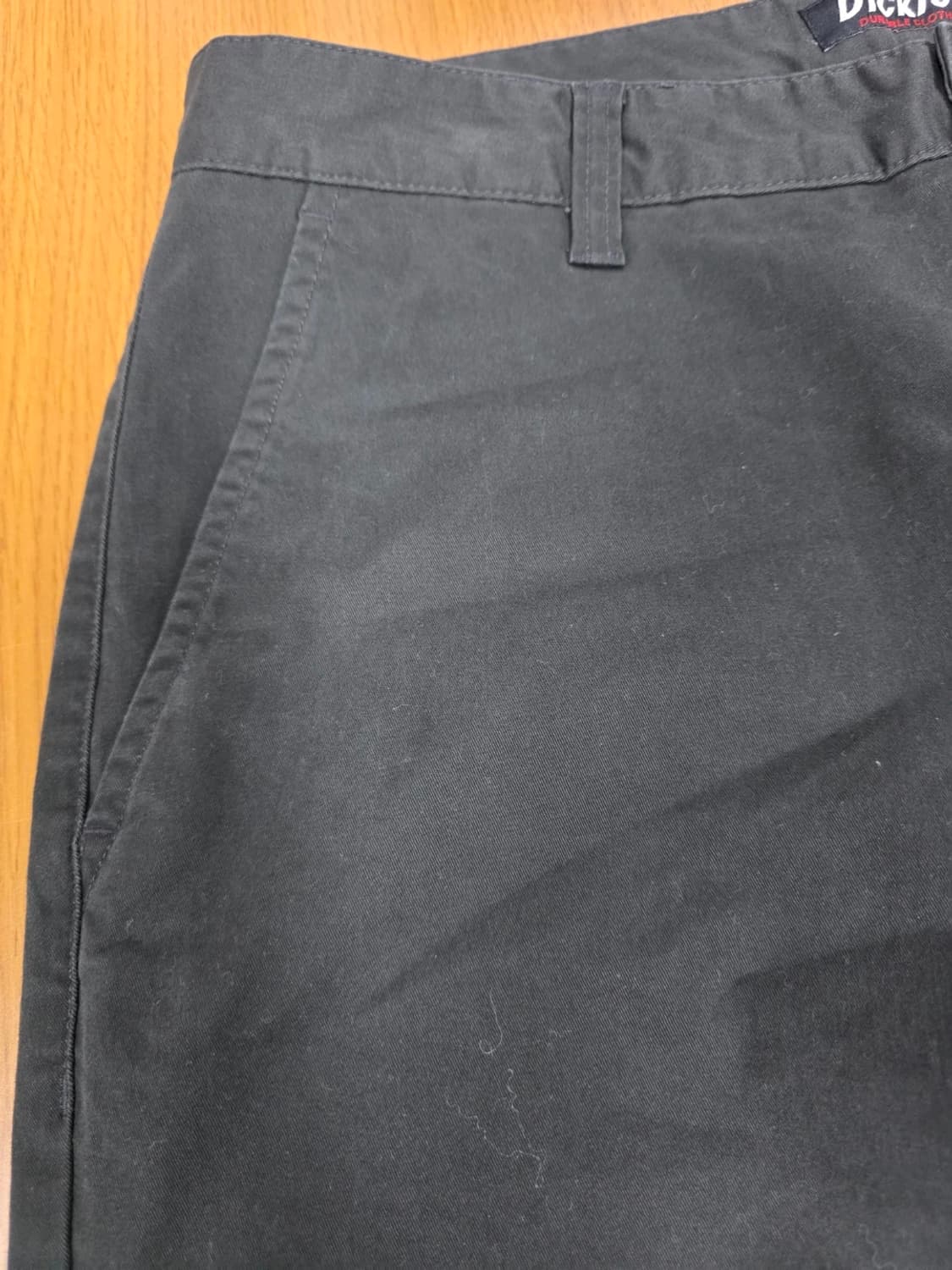[새제품] 디키즈 스트레이트핏 면바지 코튼 팬츠 그레이 33 상품이미지3