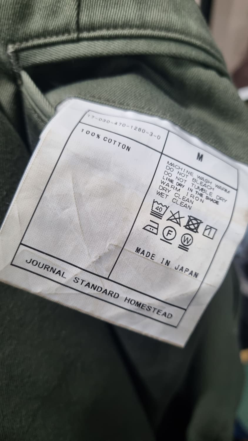 저널스텐다드 일본제조 허리30사이즈 투턱 코튼팬츠 상품이미지4