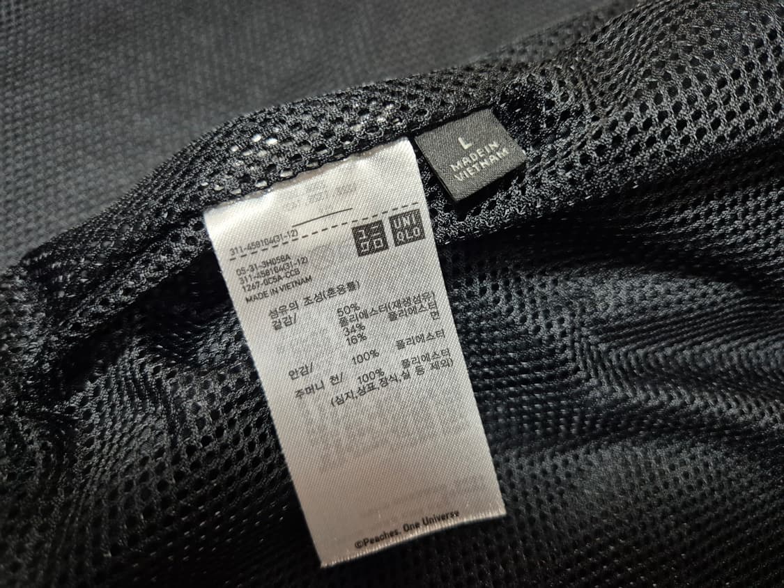 유니클로x하입비스트 남성 코치 자켓 L 상품이미지8