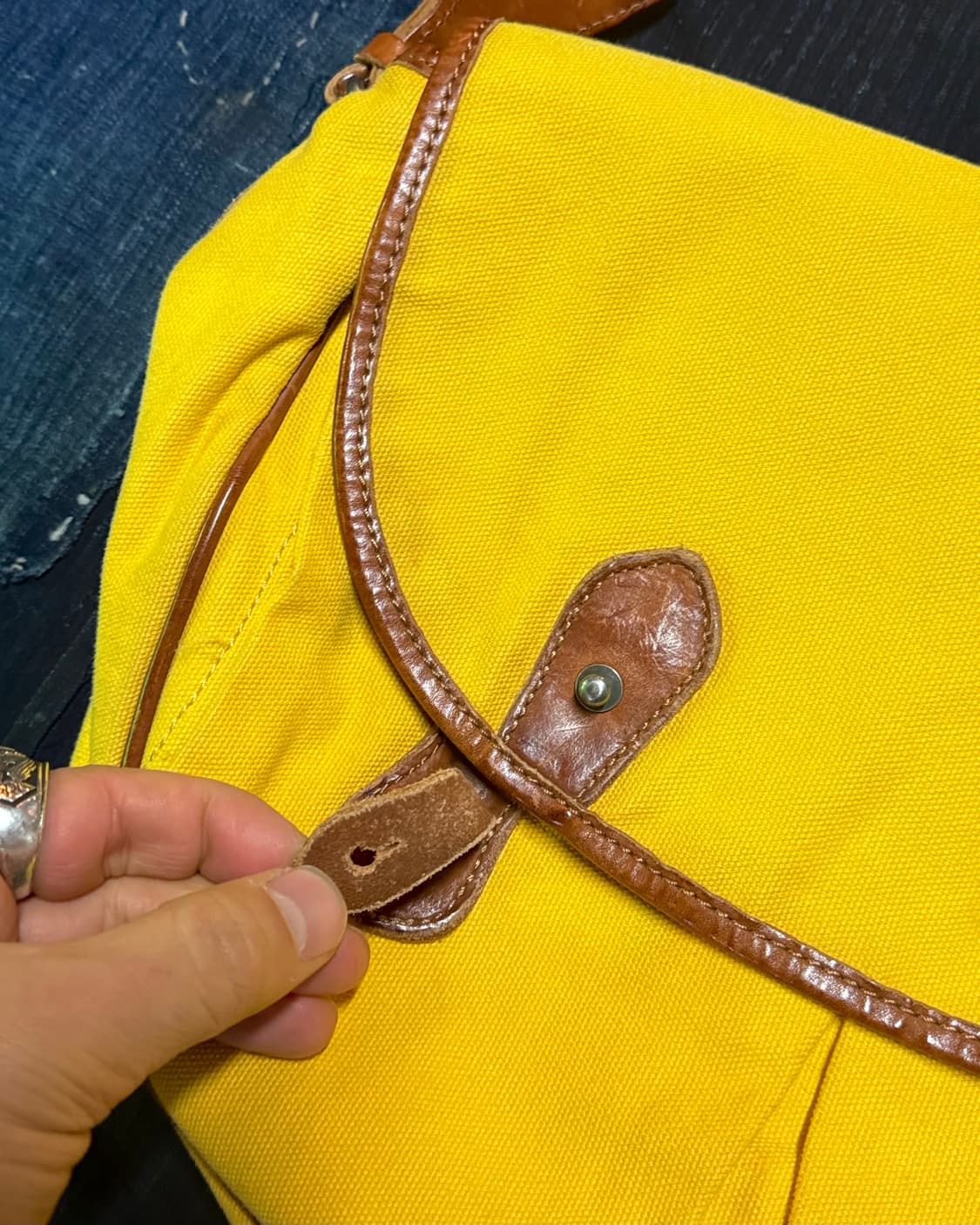 럭비 랄프로렌 캔버스 크로스 백 상품이미지3