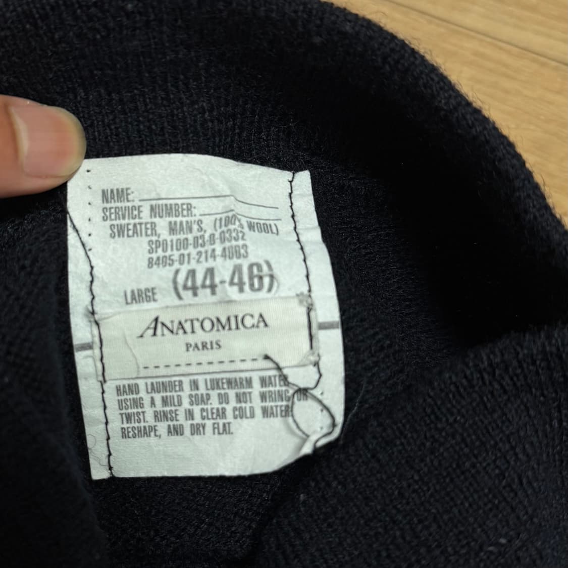 ANATOMICA 니트 상품이미지3