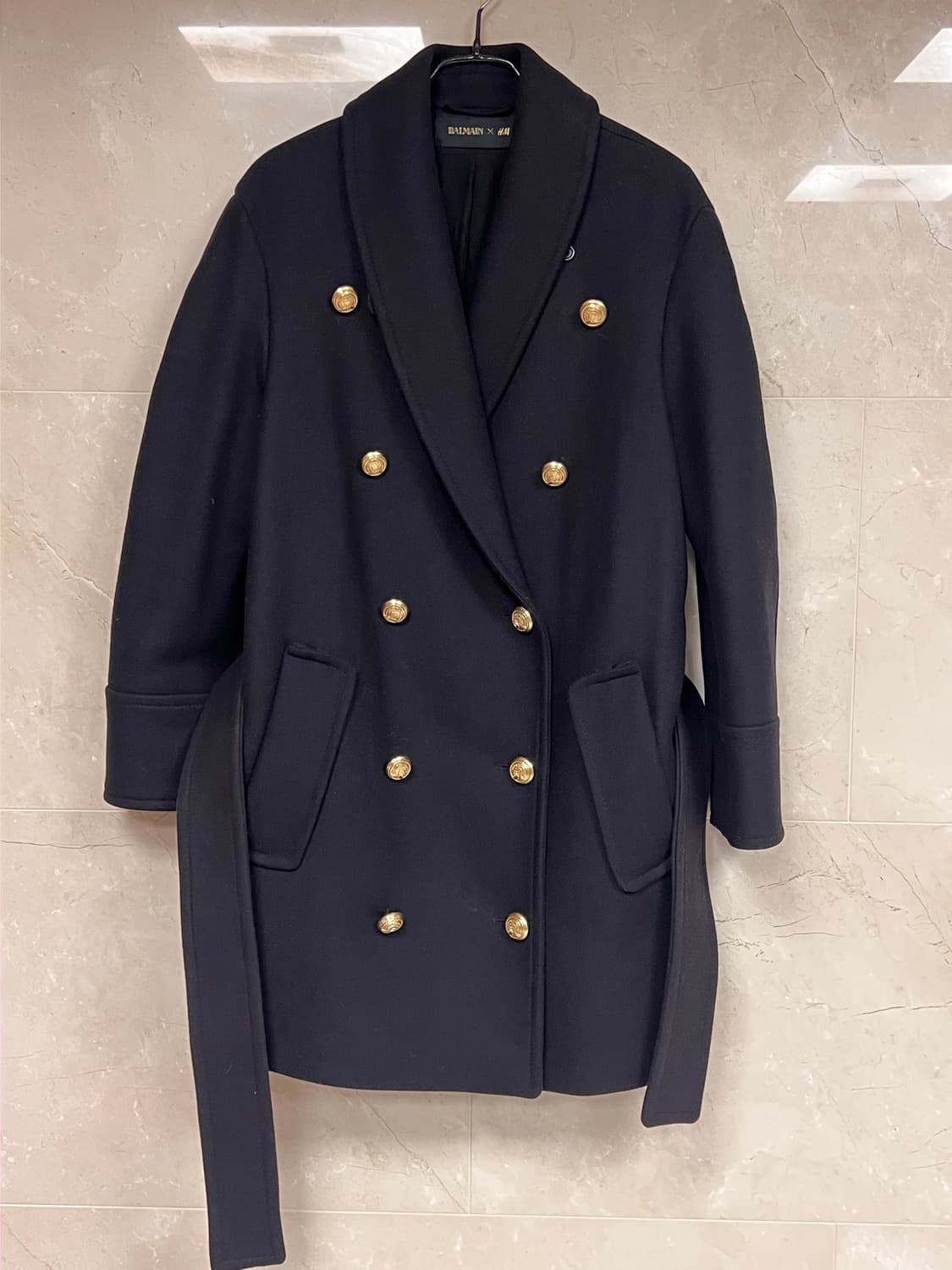 발망 x H&M 더블 코트 상품이미지4