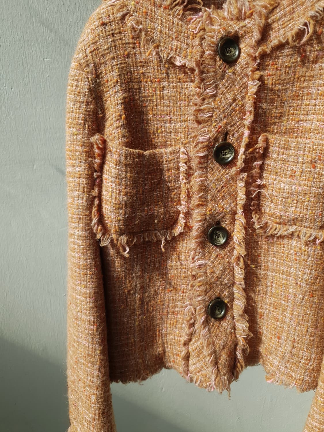 00s Junya Watanabe CDG tweed punk jk 상품이미지4