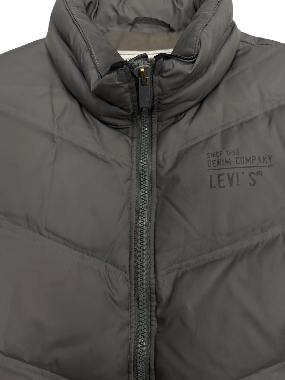 00s 리바이스 숏패딩 덕다운 그레이 (L)  상품이미지3