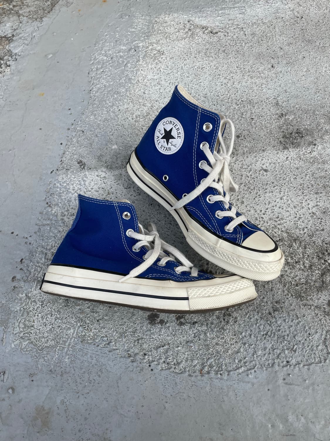 빈티지 컨버스 올스타 척 하이 블루 상품이미지2