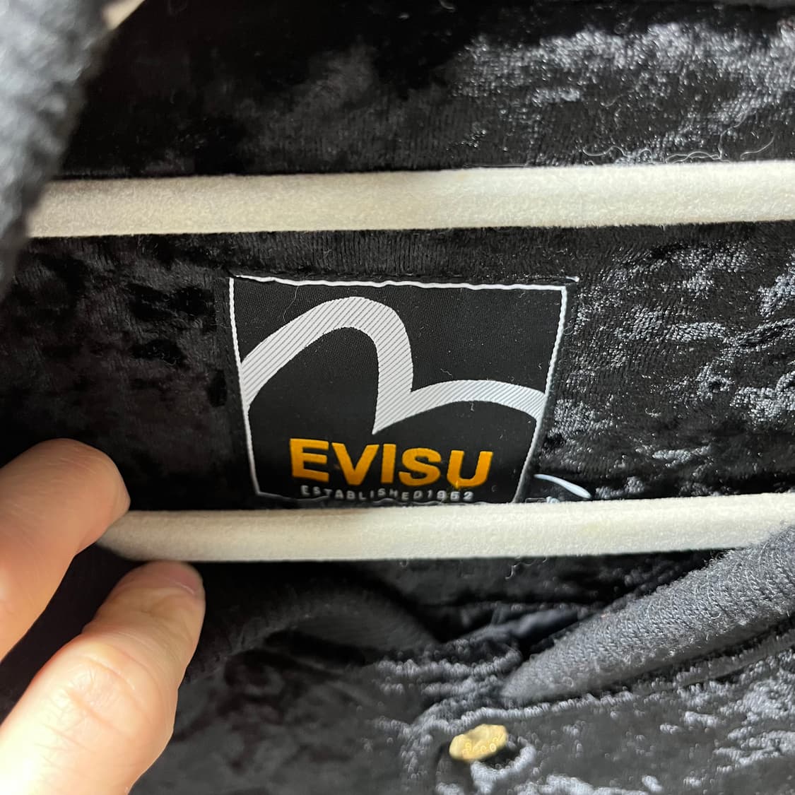 [L size] 에비수 블랙 벨벳 스카잔  상품이미지4