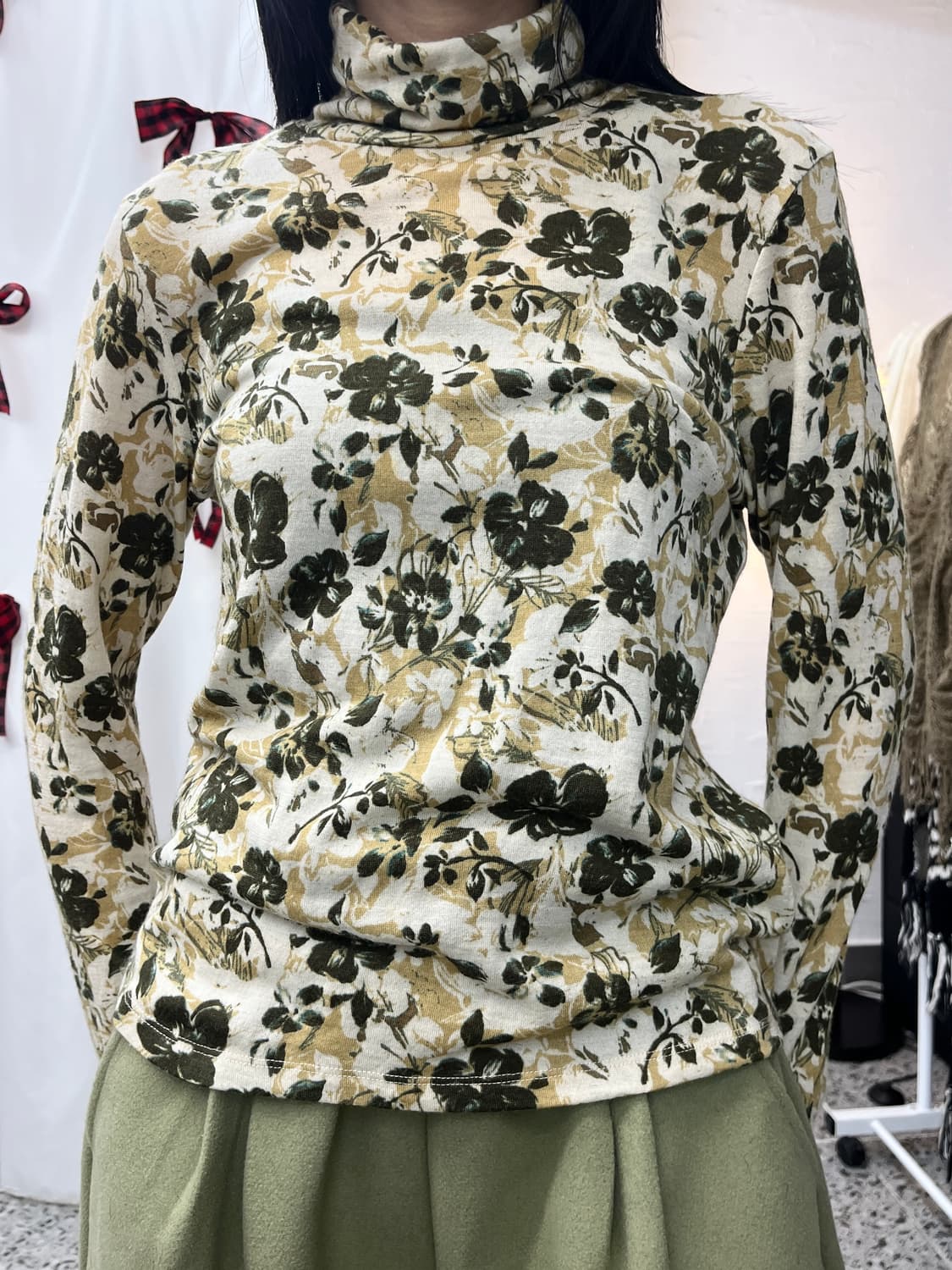 Floral polar long sleeve 상품이미지5