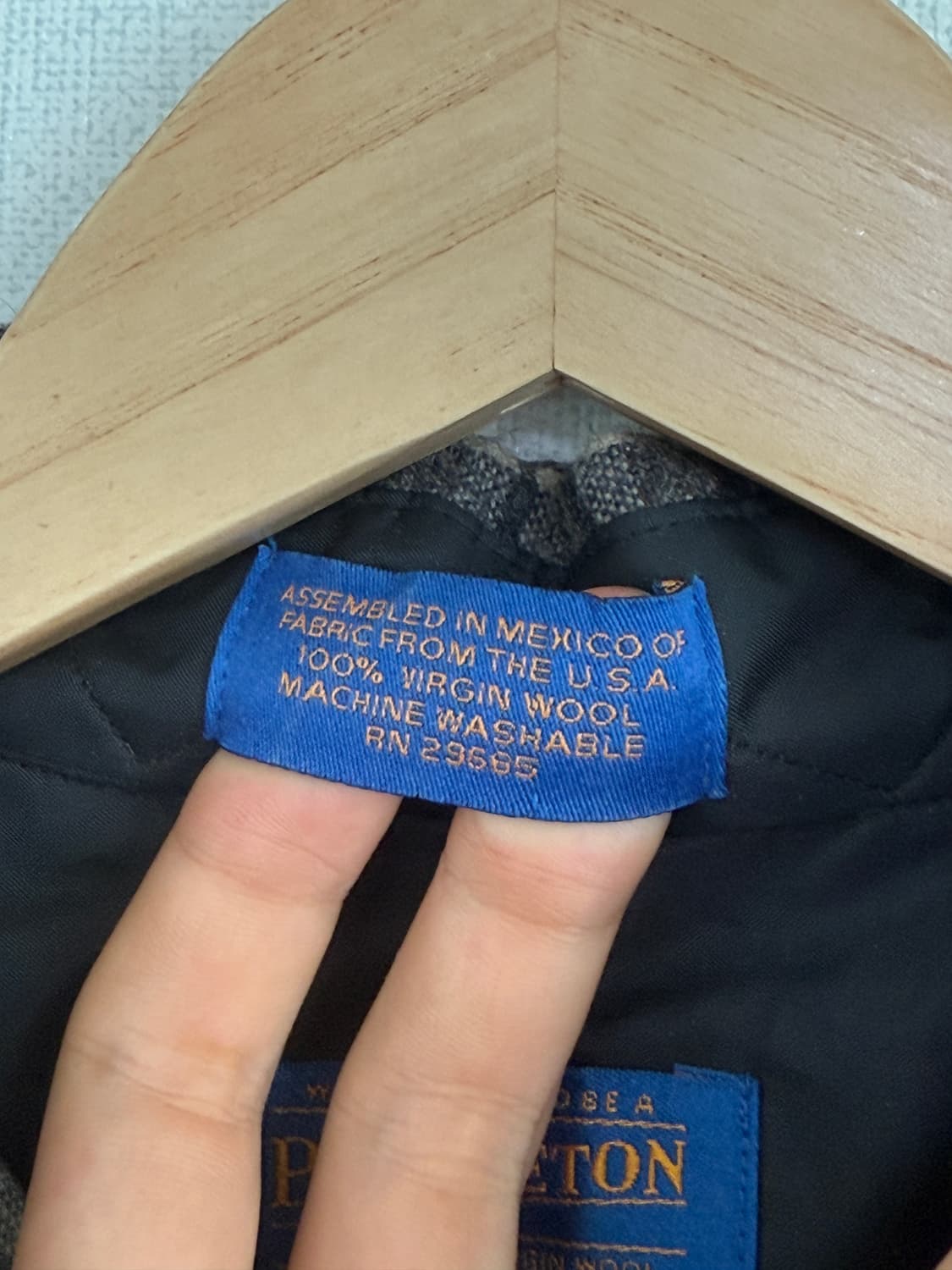 85~92s 펜들턴 울 체크셔츠 L 상품이미지7