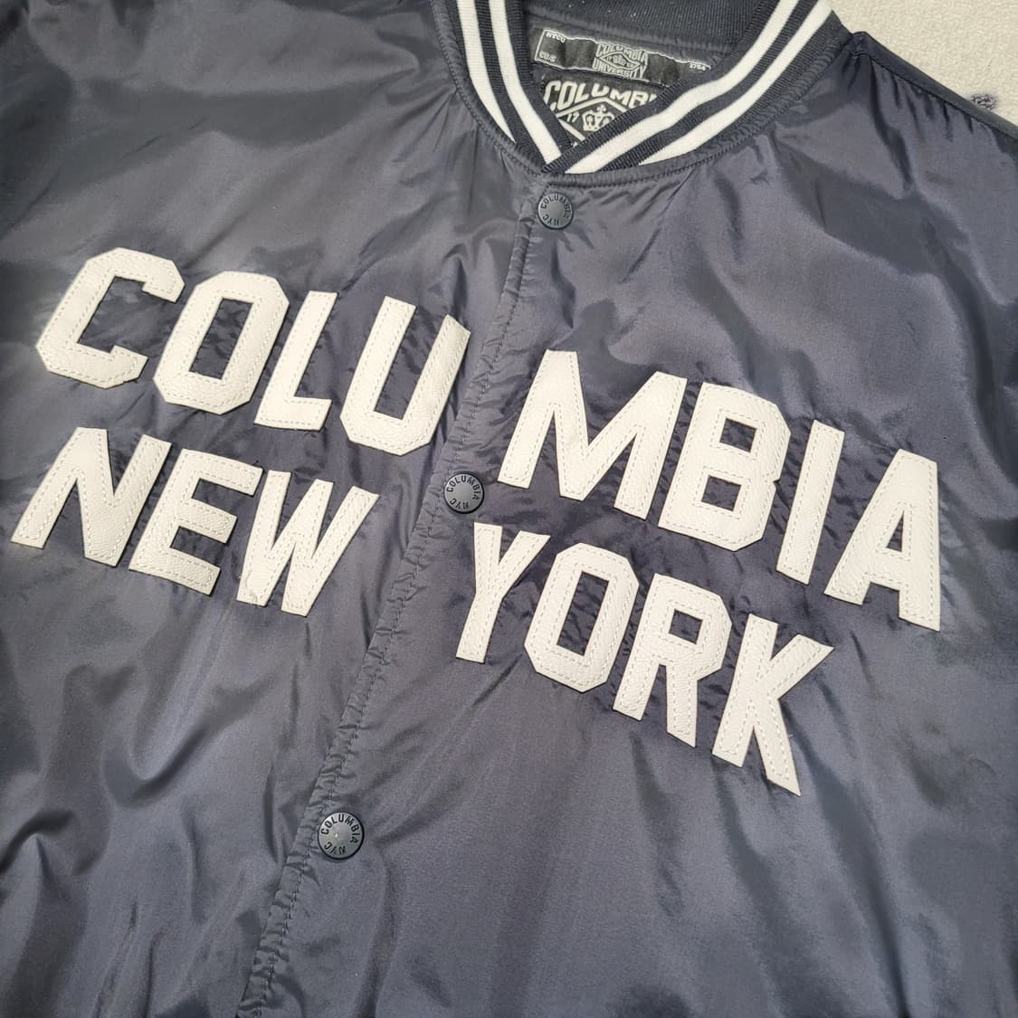 컬럼비아 유니버시티 아치로고 바시티 자켓 상품이미지2