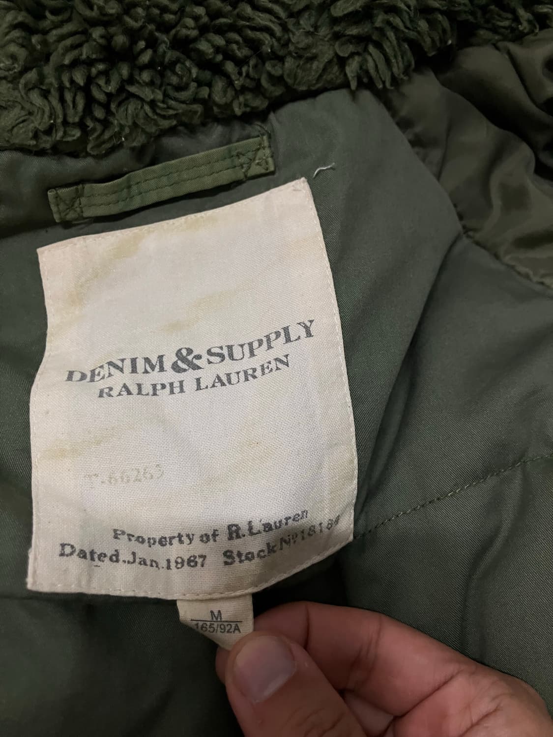 폴로 데님앤서플라이 n3b 나바호 다운 파카 상품이미지3