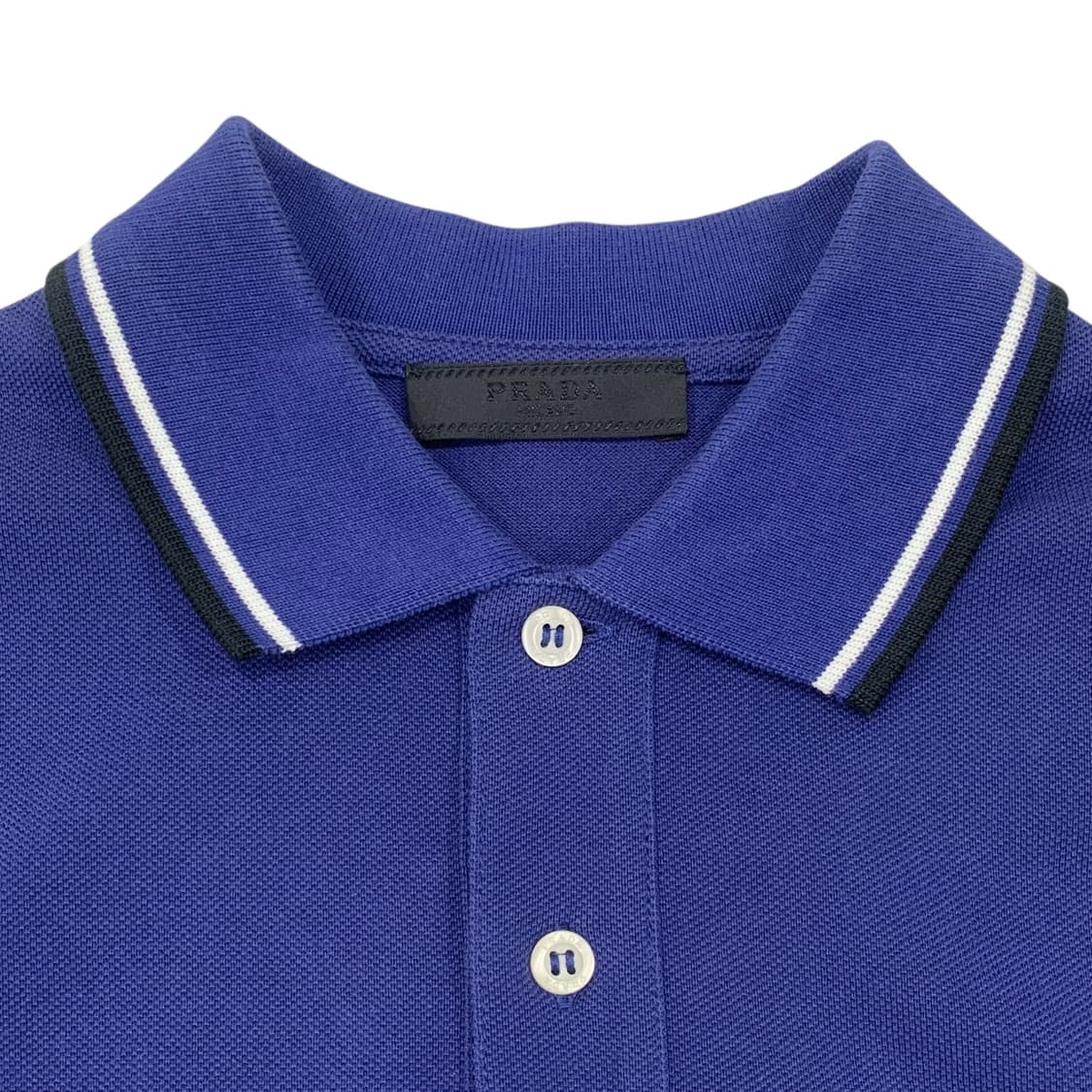 PRADA 프라다 카라 반소매 티셔츠 상품이미지3