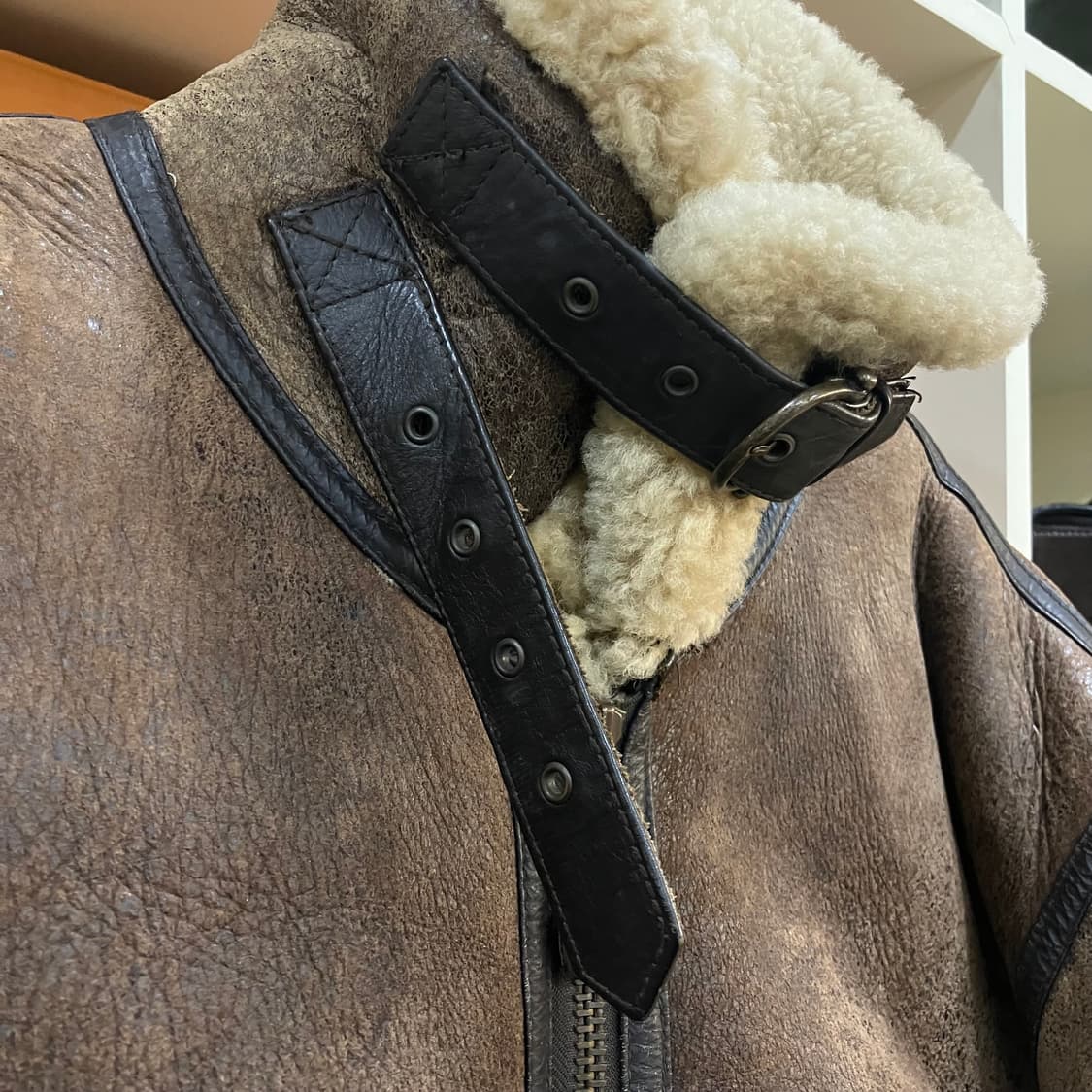 US ARMY B-3 양가죽 밀리터리 무스탕 자켓  상품이미지4