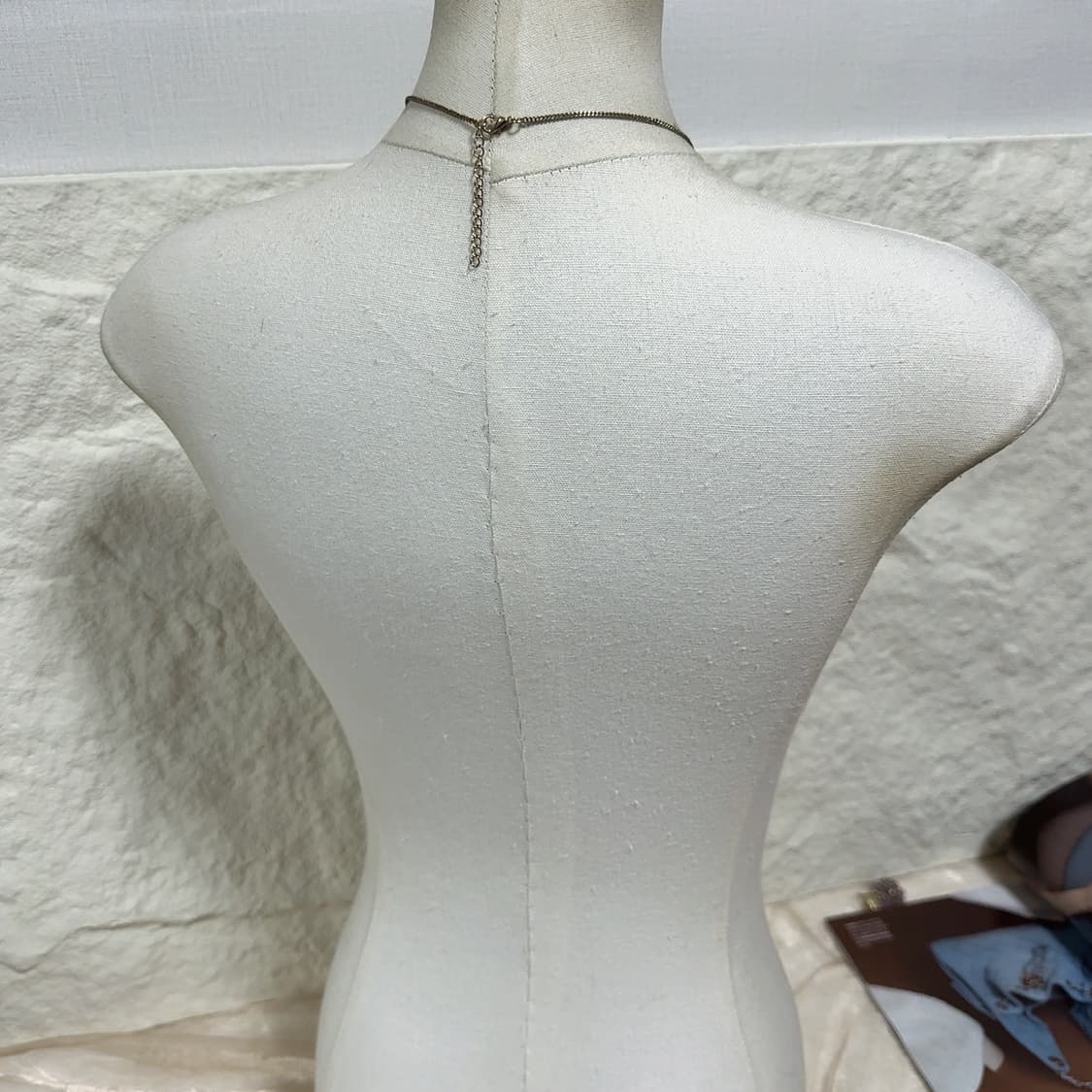 빈티지 황동 십자가 쿠바체인 목걸이 상품이미지3