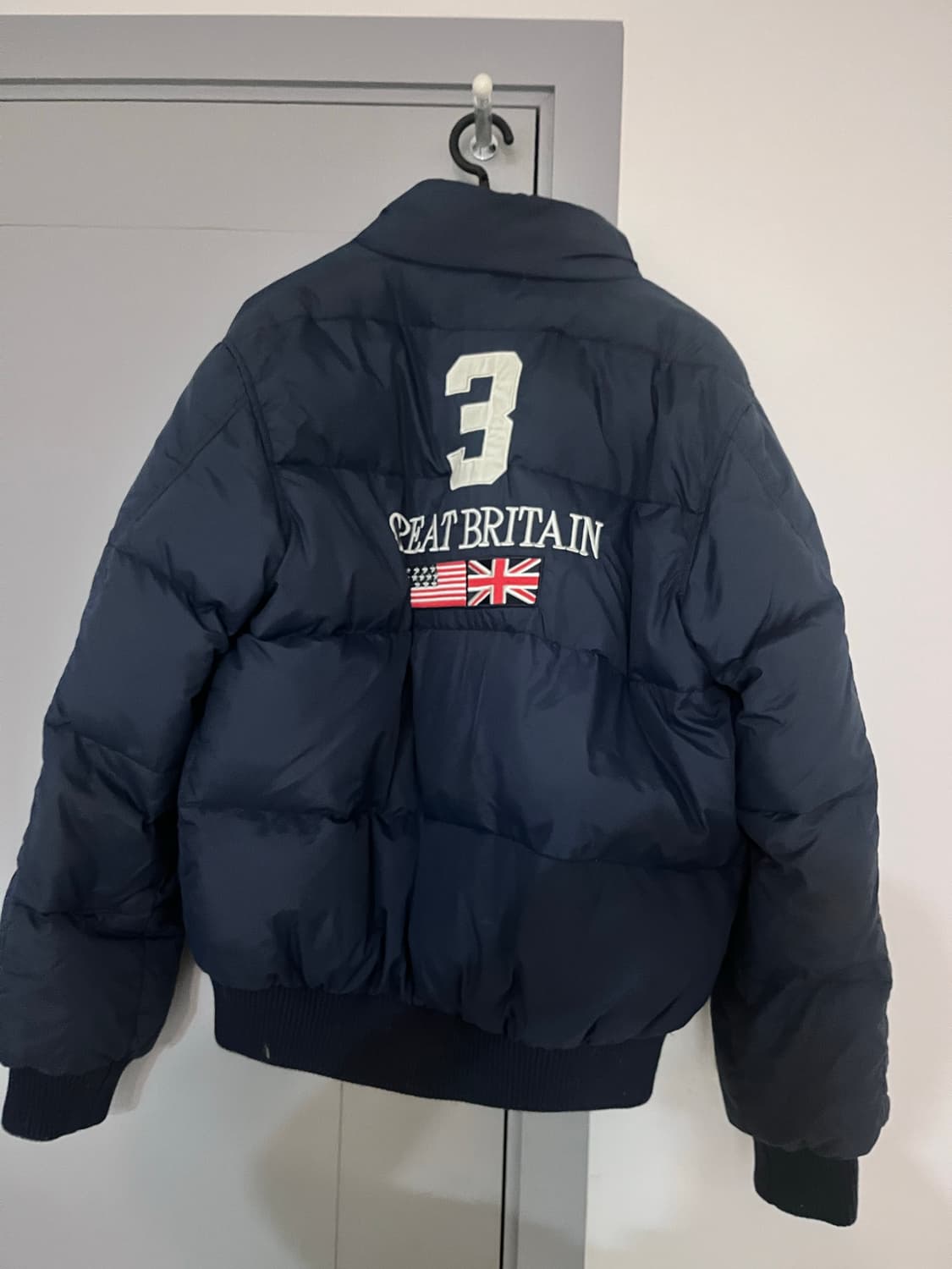 폴로 빅포니 패딩 네이비 m 상품이미지4