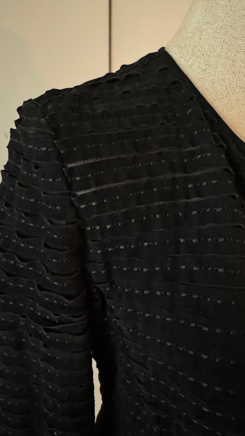 Armani Collezioni 블랙 스웨이드 양가죽 자켓 38 상품이미지5