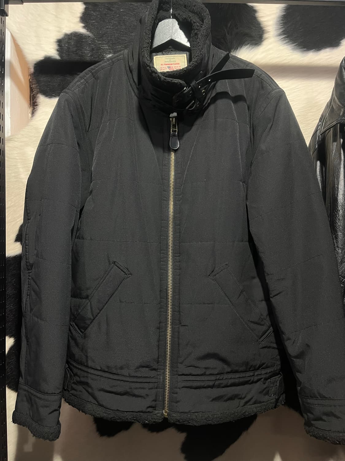 아비렉스 카라 퍼 버클 자켓 상품이미지2